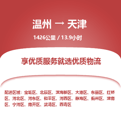 溫州到天津靜海區(qū)物流專線 溫州到天津靜海區(qū)物流專線