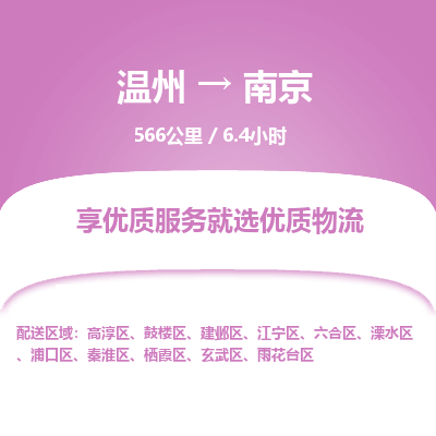 溫州到南京江寧區(qū)物流專線 溫州到南京江寧區(qū)物流專線